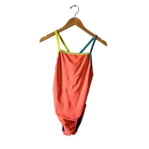 Speedo Women's Flip Turns Solid Propel Back Pro Lt One Piece Swimsuit Size 12 38